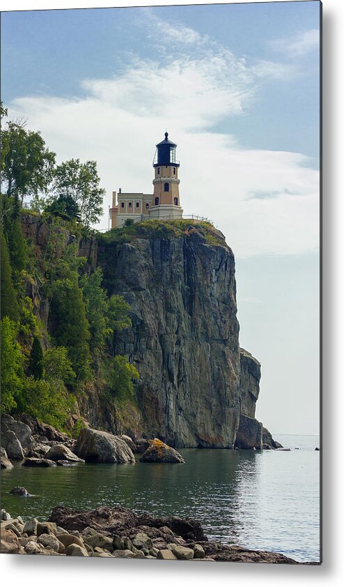 Duluth Metal Print featuring the photograph Split Rock Lightouse by Penny Meyers