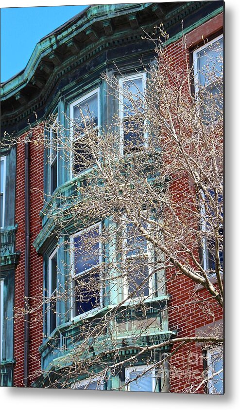 Architecture Metal Print featuring the photograph Spring in Boston by Deena Withycombe