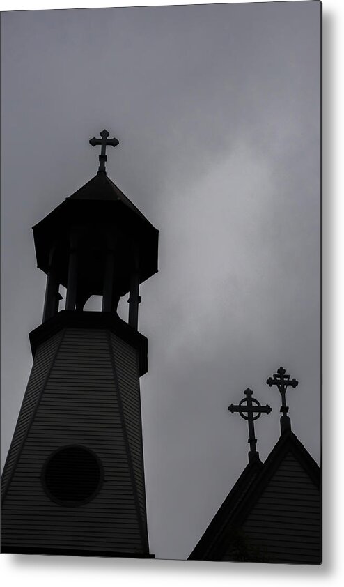 Buildings Metal Print featuring the photograph St. Lukes by Guy Whiteley