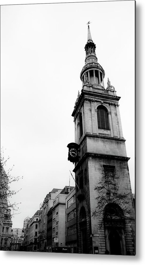 London Metal Print featuring the photograph St Mary-Le-Bow by Christopher Maxum