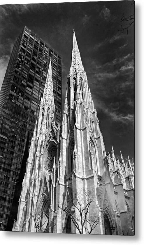 St. Patrick's Cathedral Metal Print featuring the photograph St. Patrick's Cathedral by Jessica Jenney