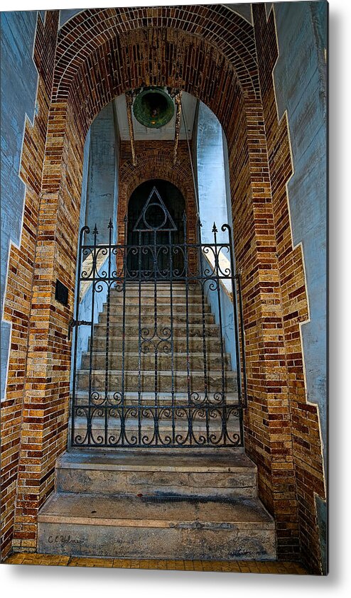 Architecture Metal Print featuring the photograph Stairs Beyond by Christopher Holmes