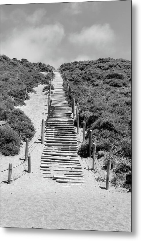 Steps Metal Print featuring the photograph Steps To The Beach by Mountain Dreams