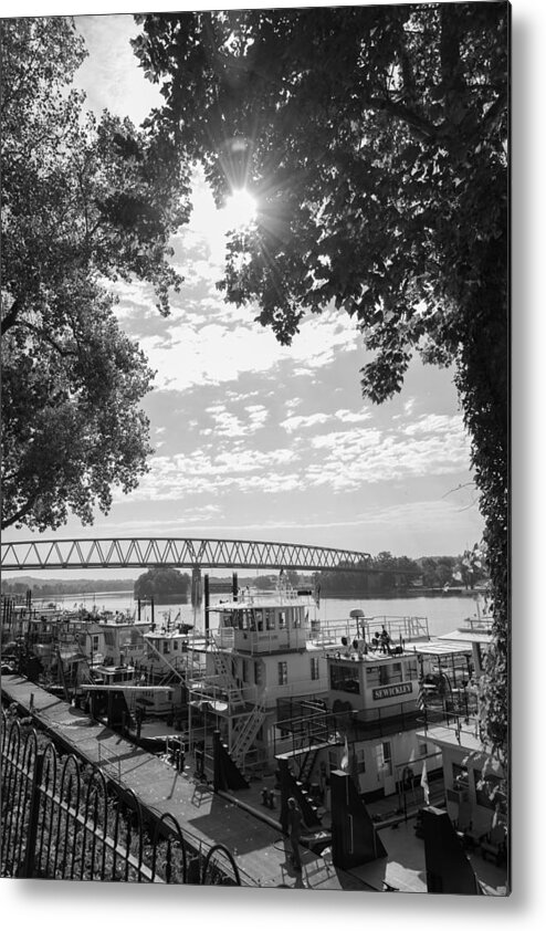 Sternwheeler Metal Print featuring the photograph Sternwheelers - Marietta, Ohio - 2015 by Holden The Moment
