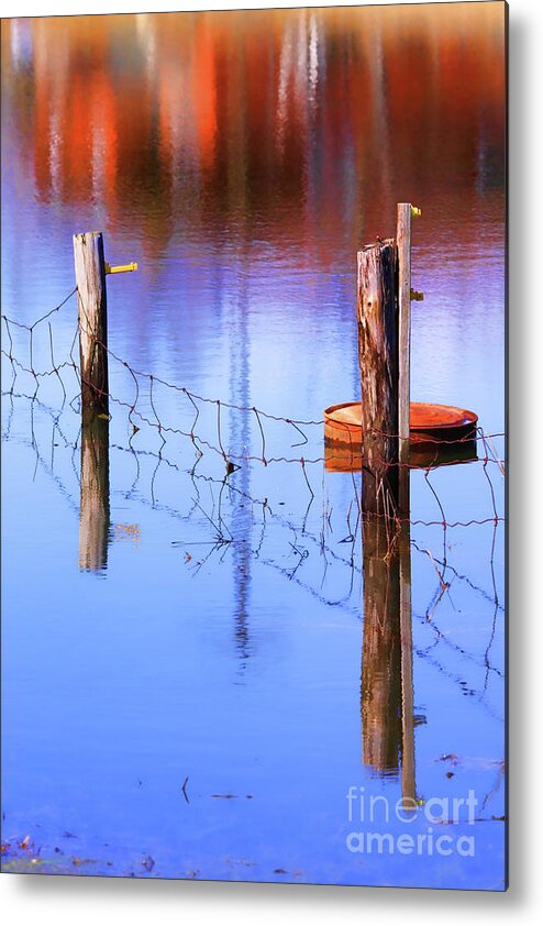 Fence Metal Print featuring the photograph Still in Time by Cathy Beharriell