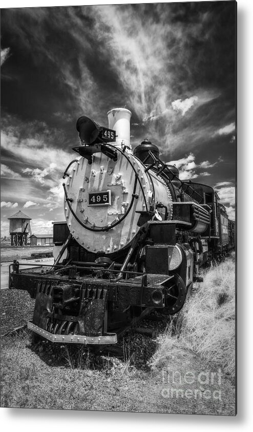 Cumbres & Toltec Scenic Railroad Metal Print featuring the photograph Still Smoking by Bitter Buffalo Photography