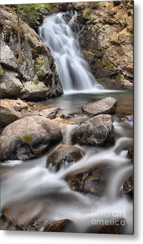 Falls Creek Falls Metal Print featuring the photograph Streams Below Falls Creek Falls by Adam Jewell