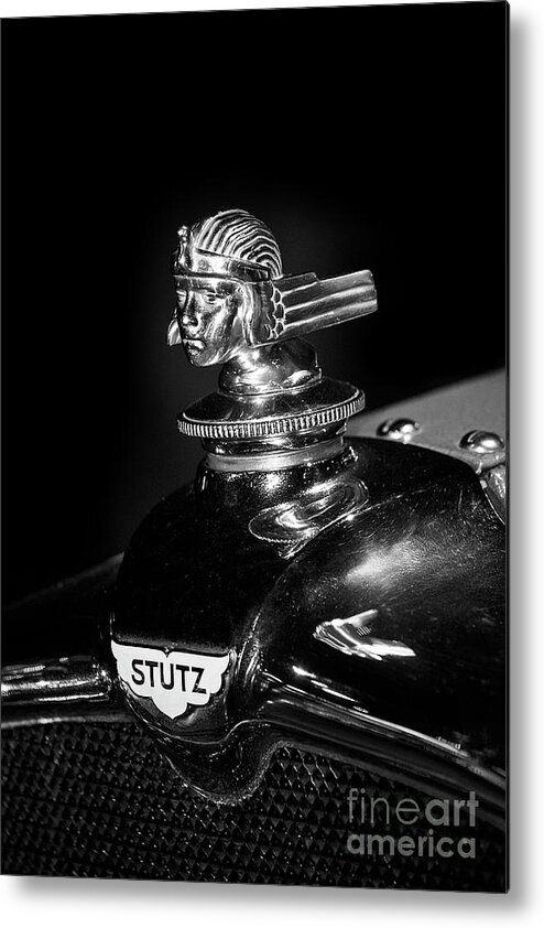 Stutz Metal Print featuring the photograph Stutz Monotone by Dennis Hedberg