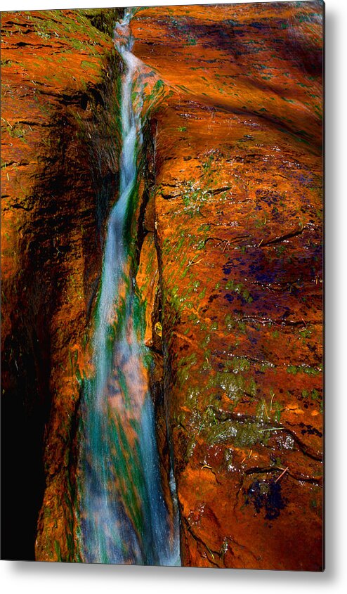 Outdoor Metal Print featuring the photograph Subway's Fault by Chad Dutson