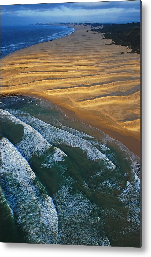 Coast Metal Print featuring the photograph Sun Rise Coast by Skip Hunt