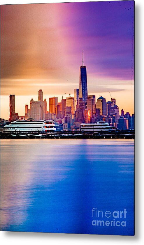 Sunrise Metal Print featuring the photograph Sunrise on Freedom by Jim DeLillo