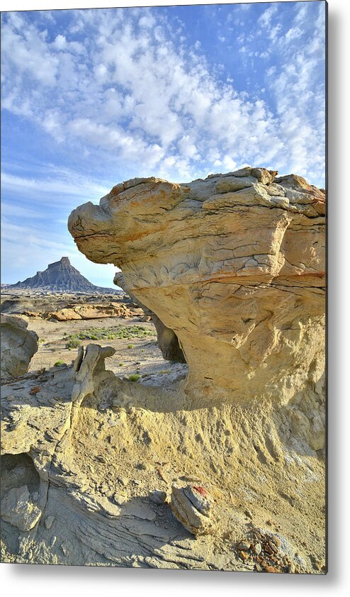 San Rafael Desert Metal Print featuring the photograph Sunrise on Luna Mesa by Ray Mathis