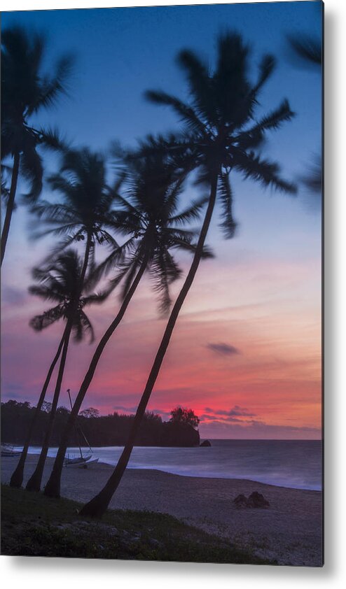 Beach Metal Print featuring the photograph Sunset in Paradise by Alex Lapidus