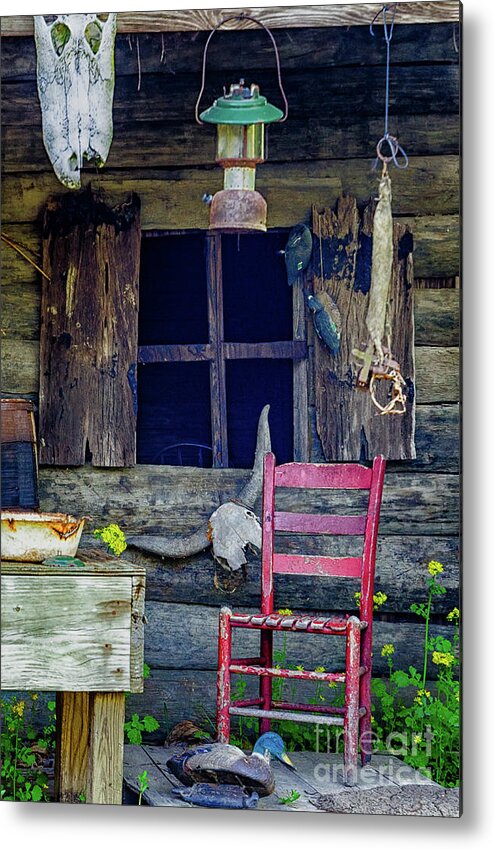 Swamp Metal Print featuring the photograph Swamp Cabin Louisiana by Kathleen K Parker