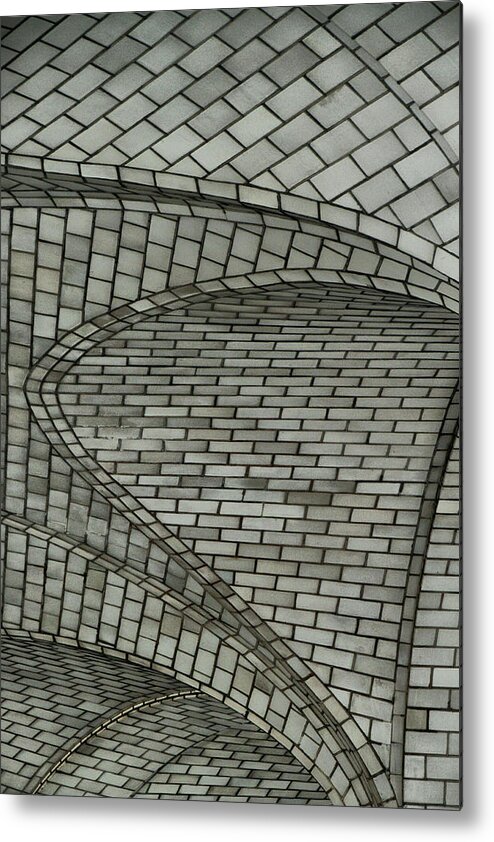Subway Metal Print featuring the photograph Swirl of Tile by Cate Franklyn