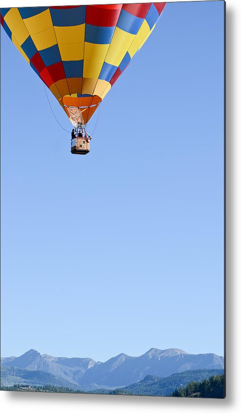 Hot Air Balloons Metal Print featuring the photograph The Air Up There... by Kevin Munro