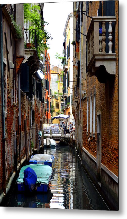 Venice Metal Print featuring the photograph The Balcony by Richard Ortolano