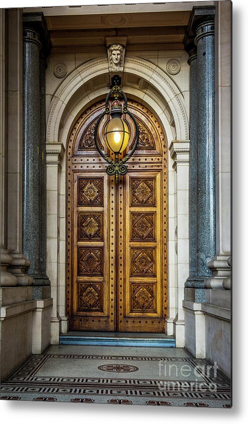 Doors Metal Print featuring the photograph The Big Doors by Perry Webster