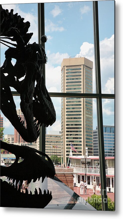 Baltimore Metal Print featuring the photograph The Dinosaurs that Ate Baltimore by William Kuta