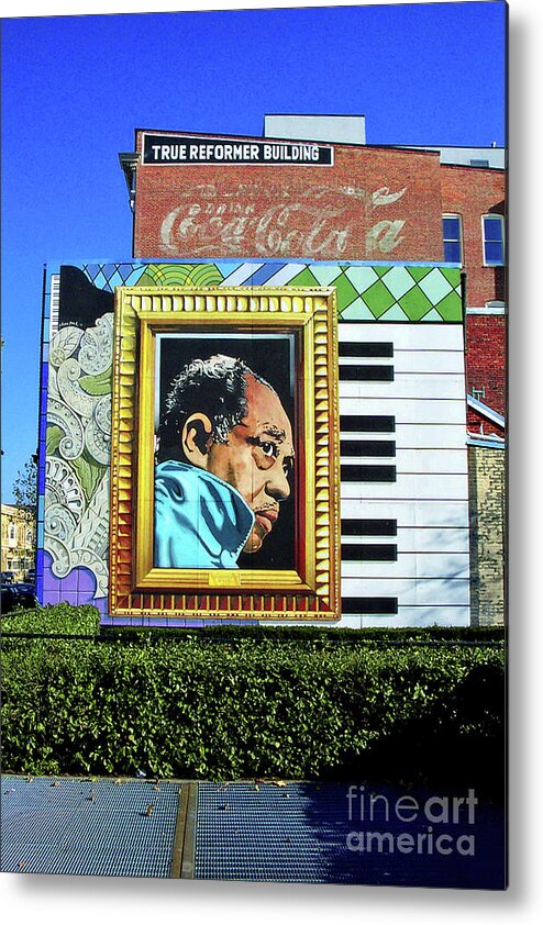Murals Metal Print featuring the photograph The Duke Ellington Mural, Wash., DC, 2002 by Walter Neal