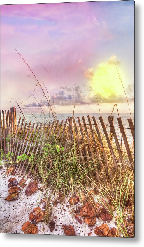 Clouds Metal Print featuring the photograph The Dunes in Watercolors by Debra and Dave Vanderlaan