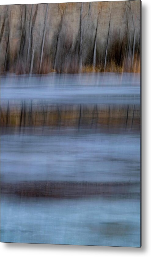 Winter Metal Print featuring the photograph The Edge Of Winter by Deborah Hughes