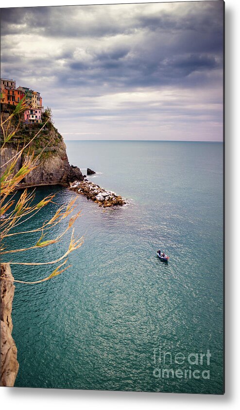 Cinque Terre Metal Print featuring the photograph The Fisherman's Sea by Becqi Sherman