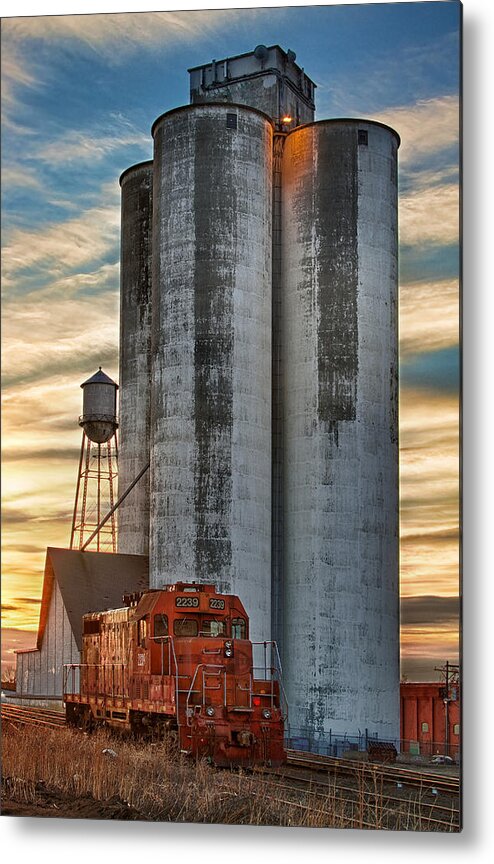 Great Metal Print featuring the photograph The Great Western Sugar Mill Longmont Colorado by James BO Insogna