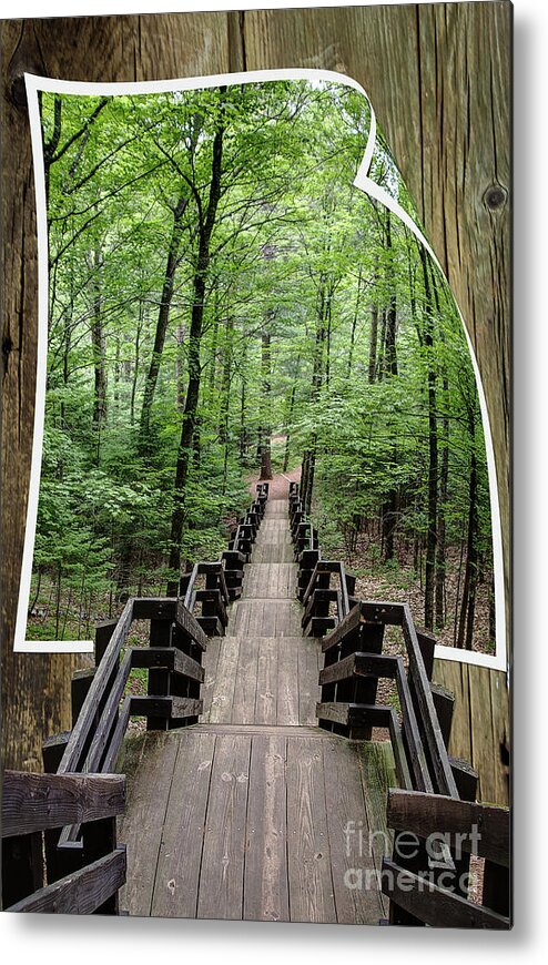 Wi Metal Print featuring the photograph The Journey by Deborah Klubertanz