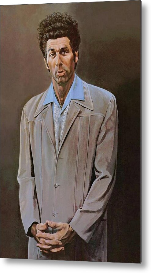 Seinfeld Metal Print featuring the painting The Kramer Portrait by Movie Poster Prints