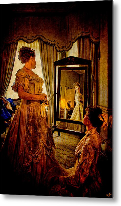 Dress Metal Print featuring the photograph The Lady of the House by Chris Lord