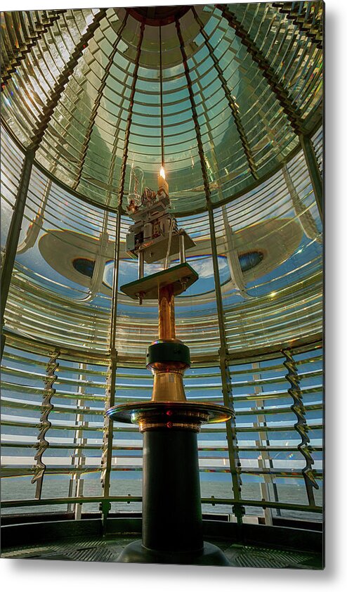 Yaquina Head Lighthouse Metal Print featuring the photograph The Light Within by Mary Jo Allen
