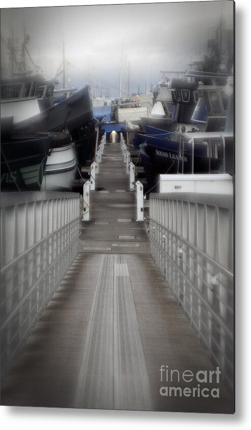Art Metal Print featuring the photograph The Long Walk To Work by Clayton Bruster