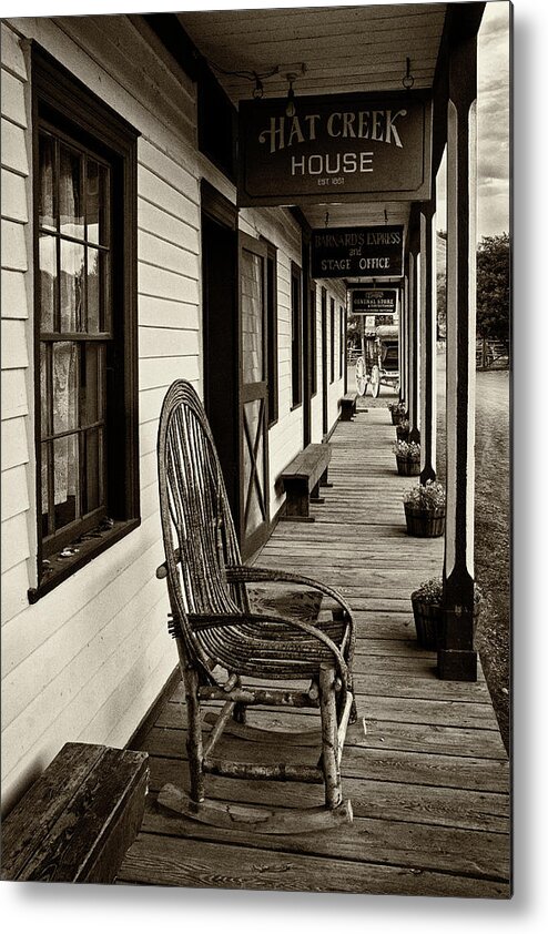 Porch Metal Print featuring the photograph The Porch - 365-202 by Inge Riis McDonald