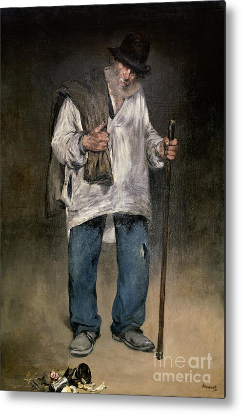 The Ragman by Edouard Manet Metal Print by Edouard Manet - Fine Art America