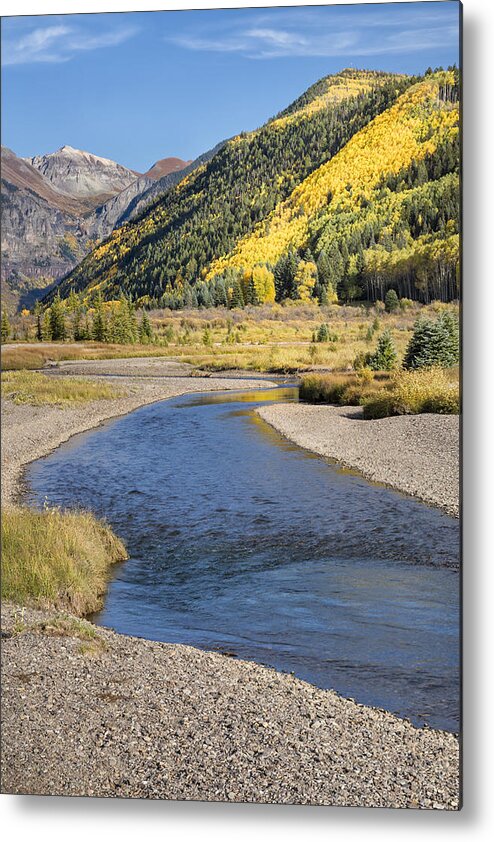 River Metal Print featuring the photograph The San Miguel in Autumn by Denise Bush