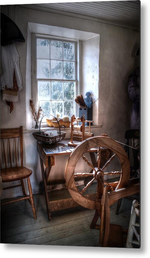 Room Metal Print featuring the photograph The Sewing Room by Ronda Ryan