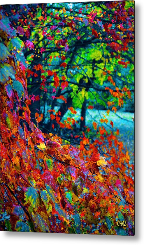 Autumn Metal Print featuring the painting The Wonder of Autumn by CHAZ Daugherty