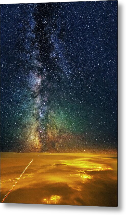 Astronomy Metal Print featuring the photograph Towards the Core by Ralf Rohner