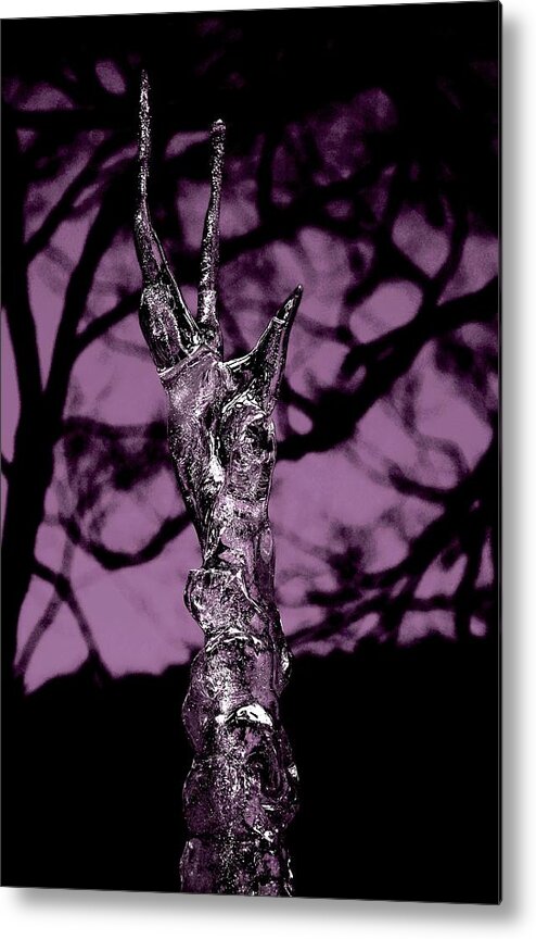 Hand Metal Print featuring the digital art Transference by Danielle R T Haney