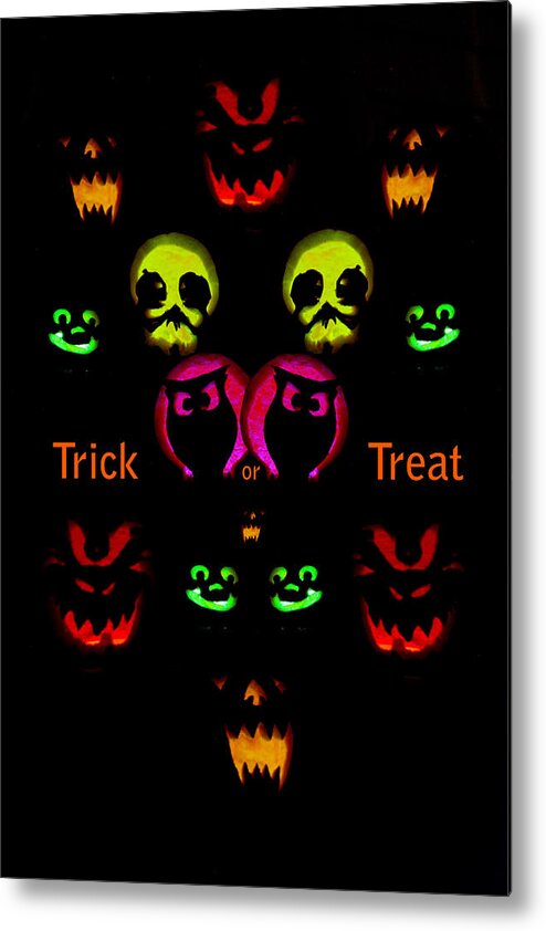 Halloween Metal Print featuring the photograph Trick or Treat by Greg Norrell