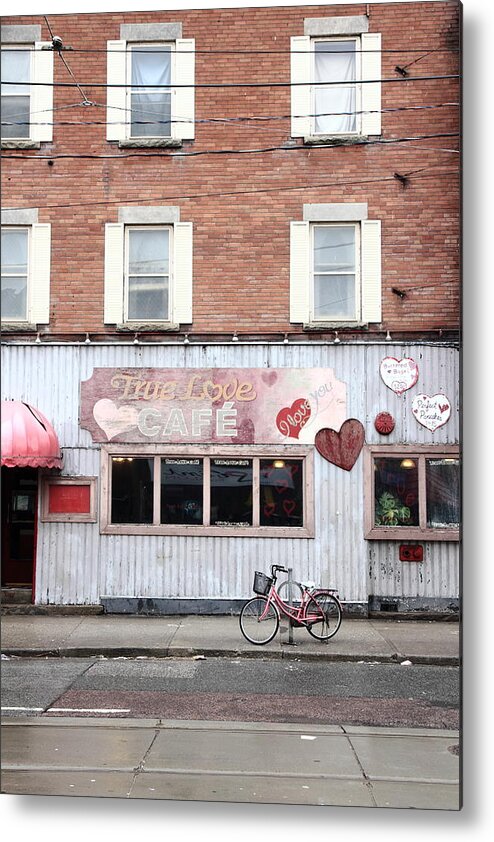 True Metal Print featuring the photograph True Love And A Bicycle by Kreddible Trout