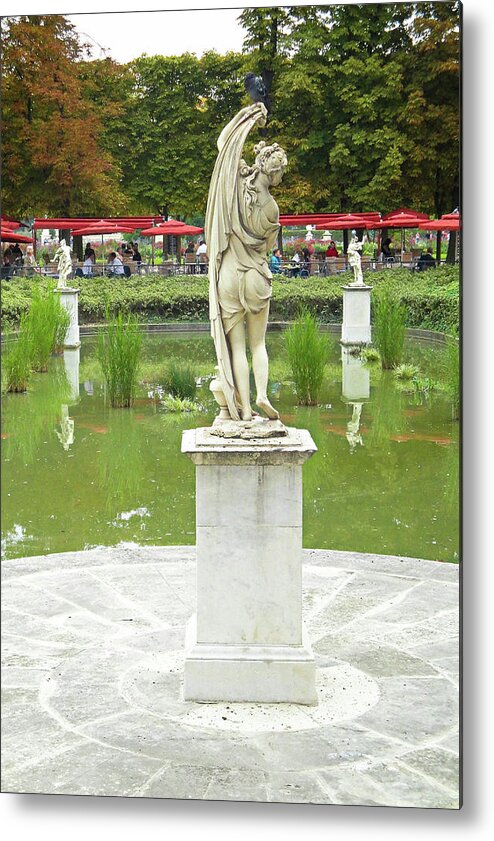 Tuileries Garden Metal Print featuring the photograph Tuileries Trollop by Robert Meyers-Lussier