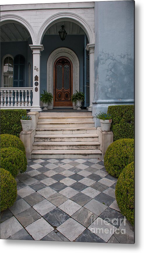 Entrance Metal Print featuring the photograph Up the Stairs by Dale Powell