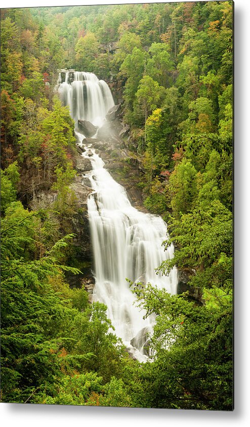 Waterfall Metal Print featuring the photograph Upper Whitewater Falls by Rob Hemphill