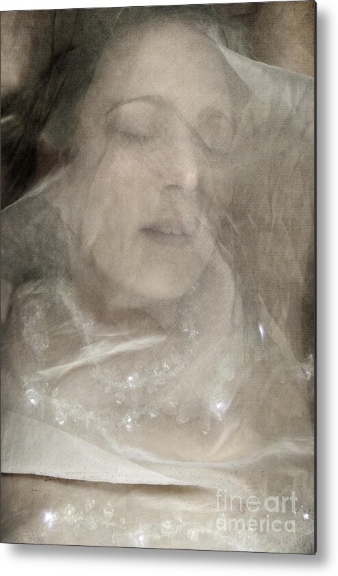 Veil Metal Print featuring the photograph Veiled princess by Clayton Bastiani
