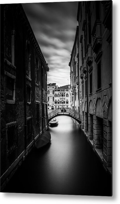 Venice Metal Print featuring the photograph Venice Residential Canal by Andrew Soundarajan