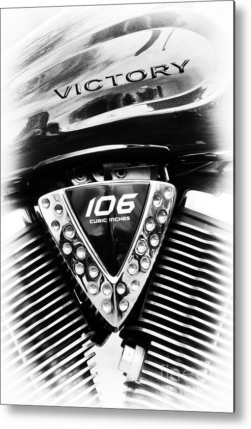 Victory Metal Print featuring the photograph Victory Vegas 8 Ball by Tim Gainey