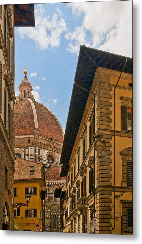 Florence Metal Print featuring the photograph View of the Duomo by Mick Burkey