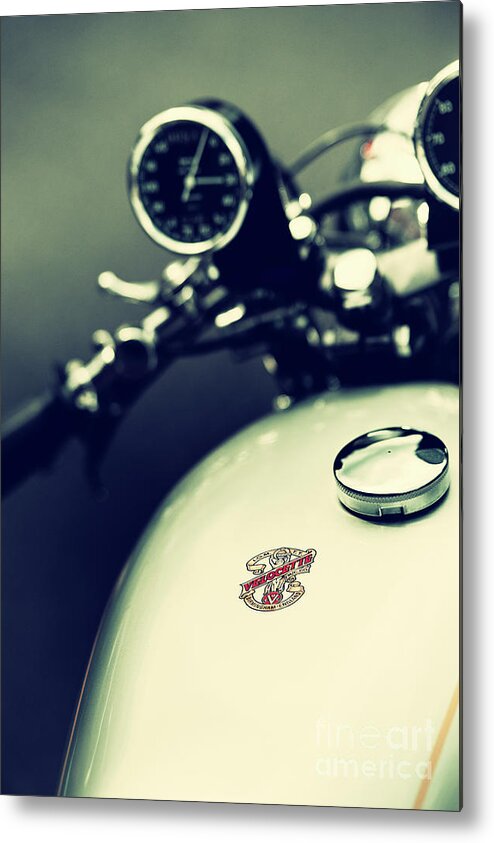 Velocette Metal Print featuring the photograph Vintage Velocette Venom by Tim Gainey